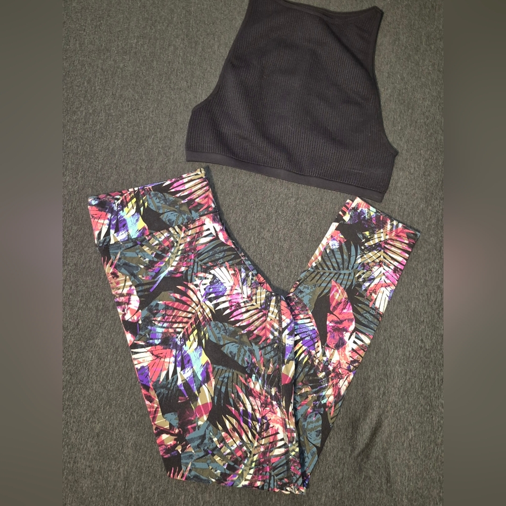 PINK VS TROPICAL LEGGINGS